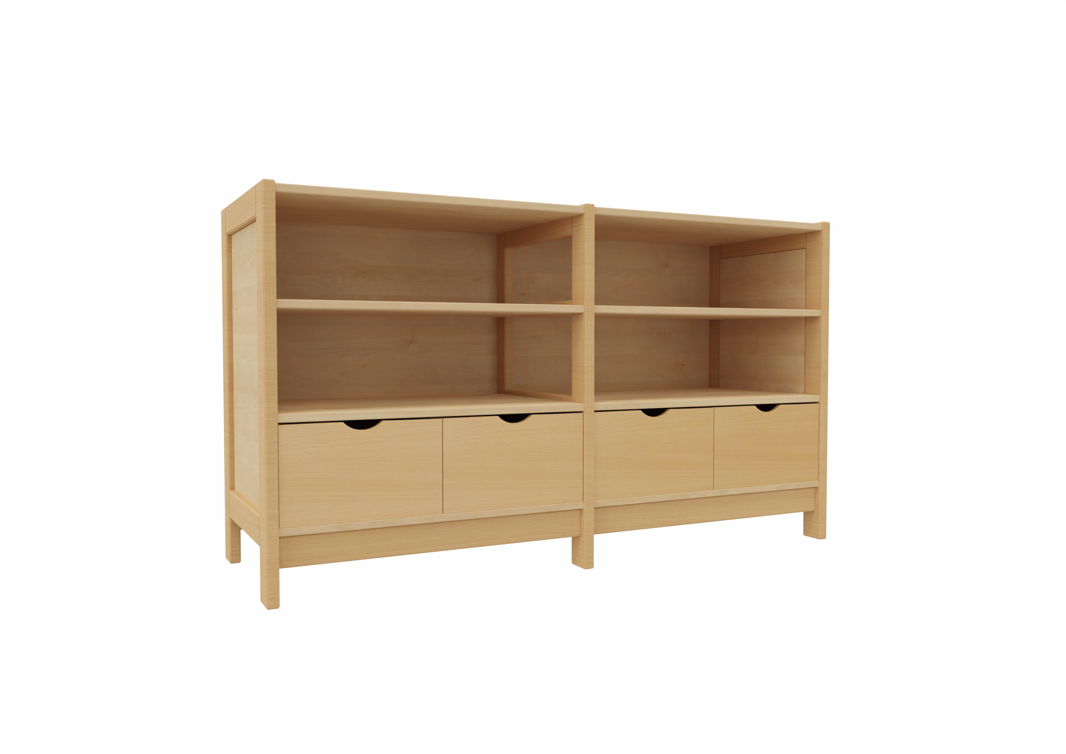 Schrank 112, 4 Kästen