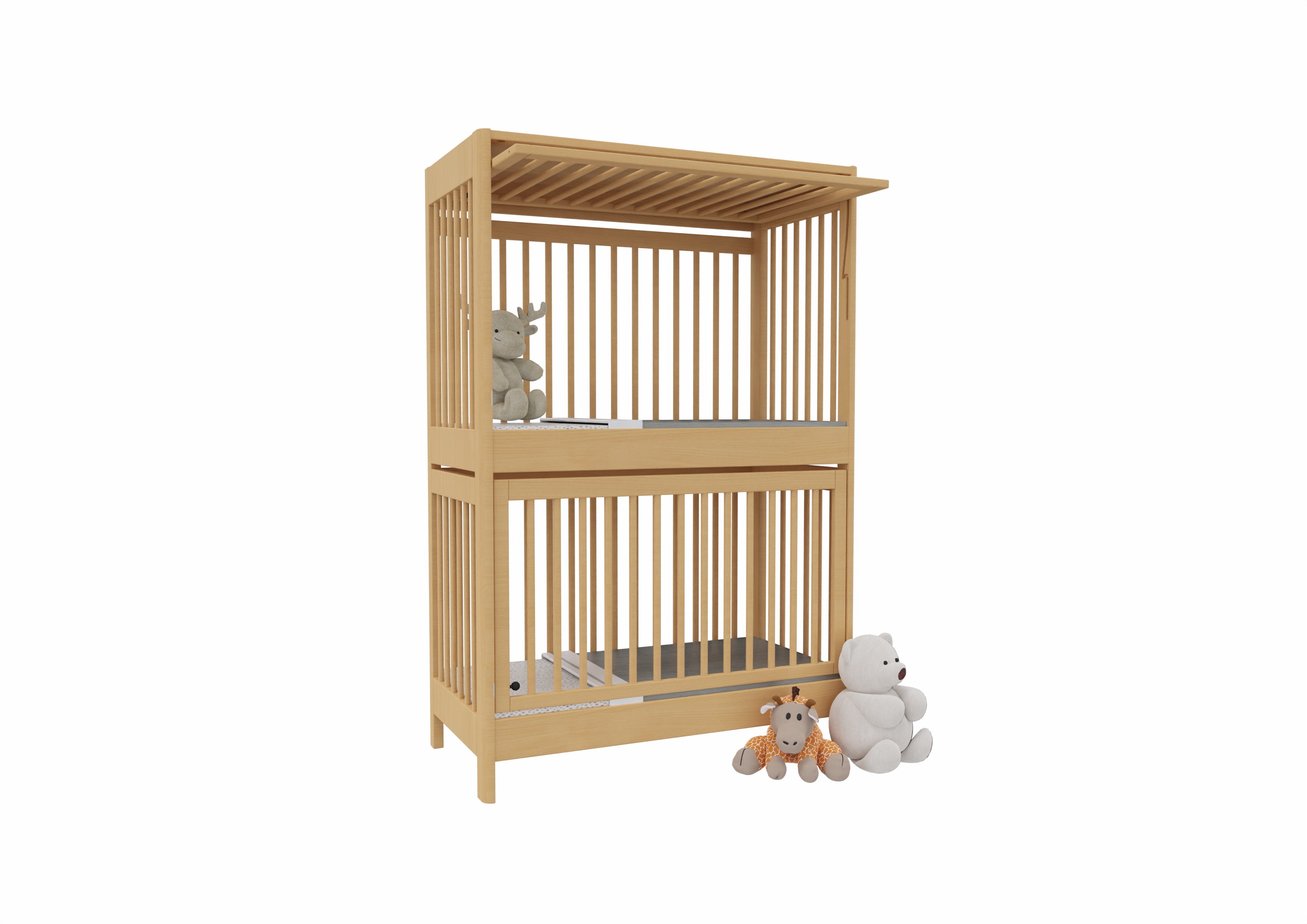 Hochbett, Rundherum Gitter