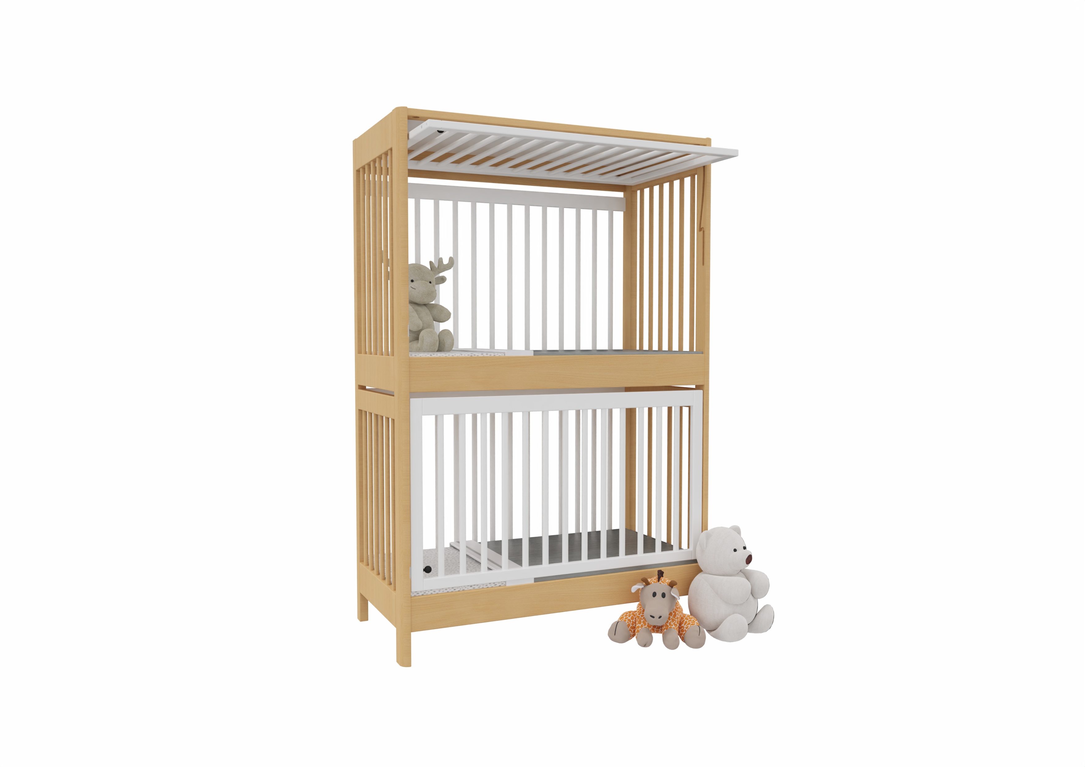 Hochbett, Rundherum Gitter Hochbett, Rundherum Gitter