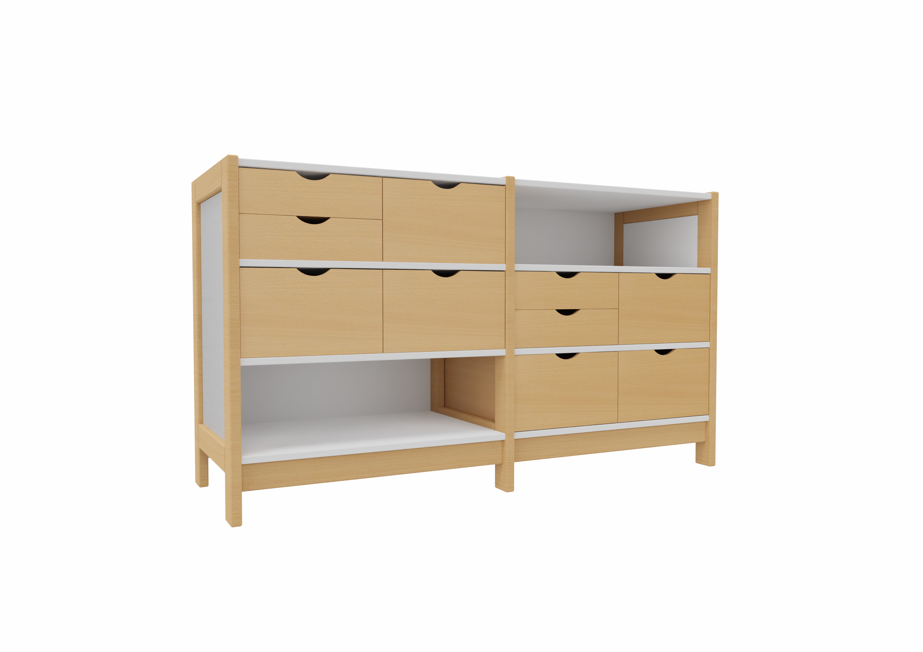 Schrank 112, 10 Kästen 