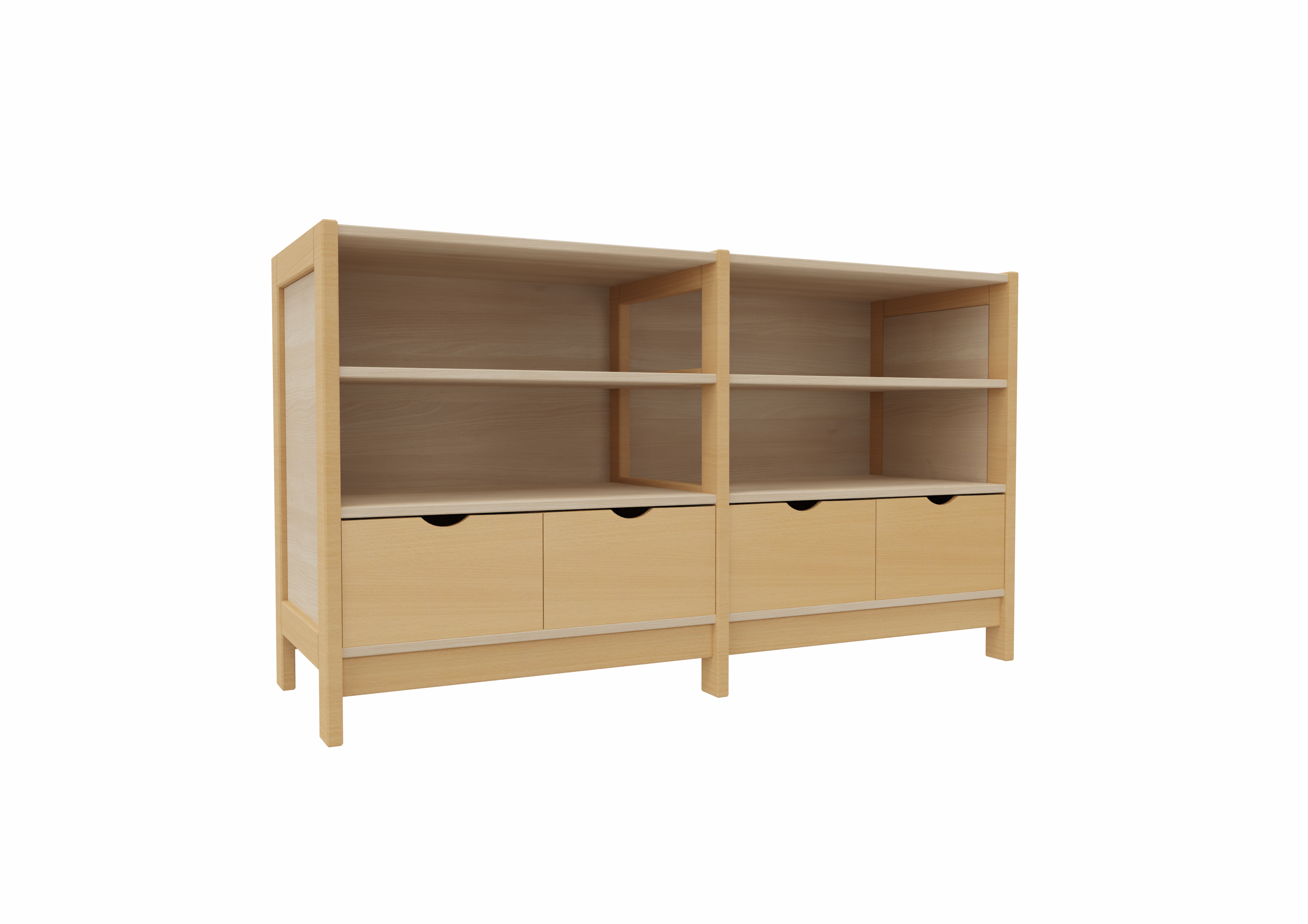 Schrank 112, 4 Kästen