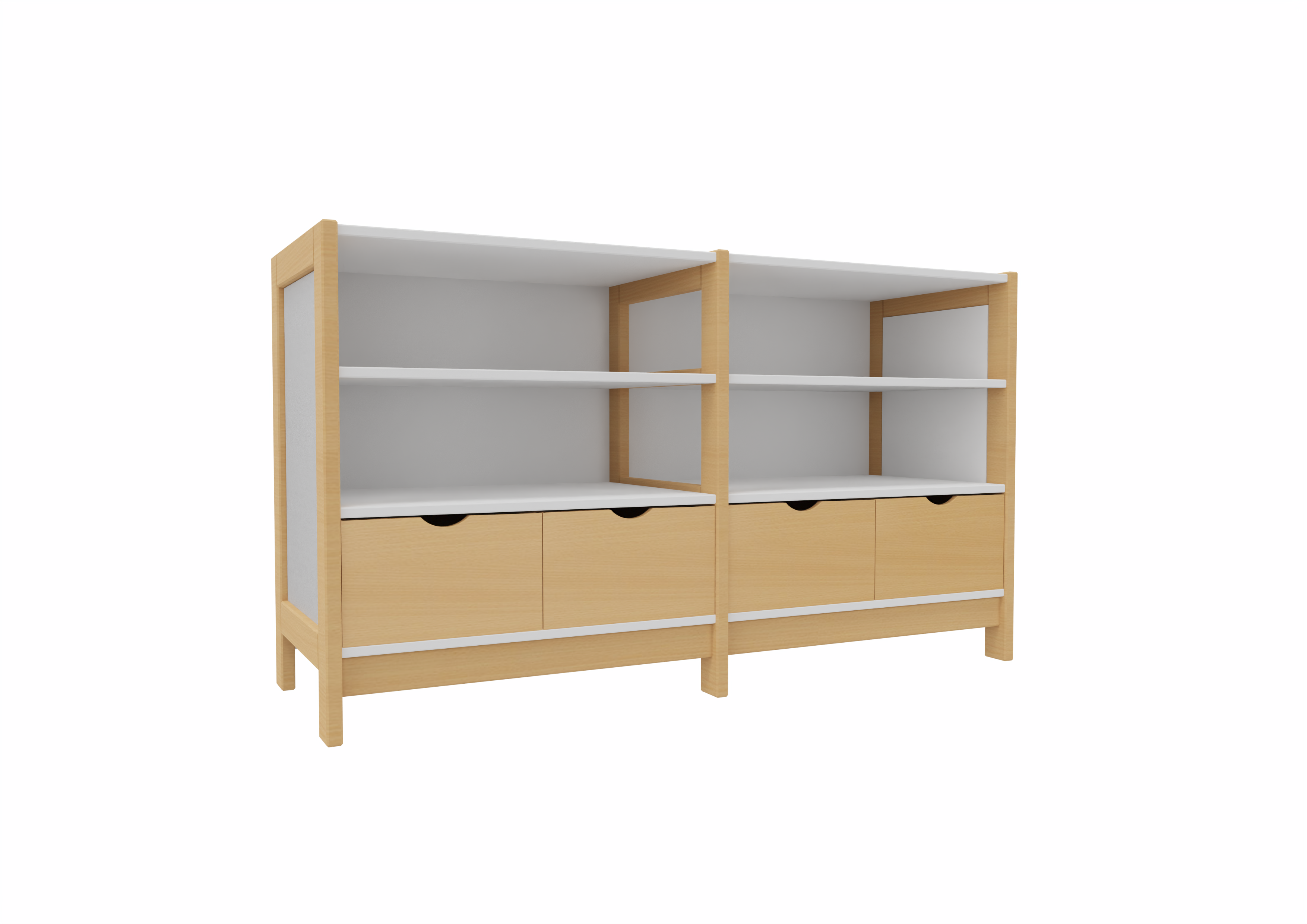 Schrank 112, 4 Kästen