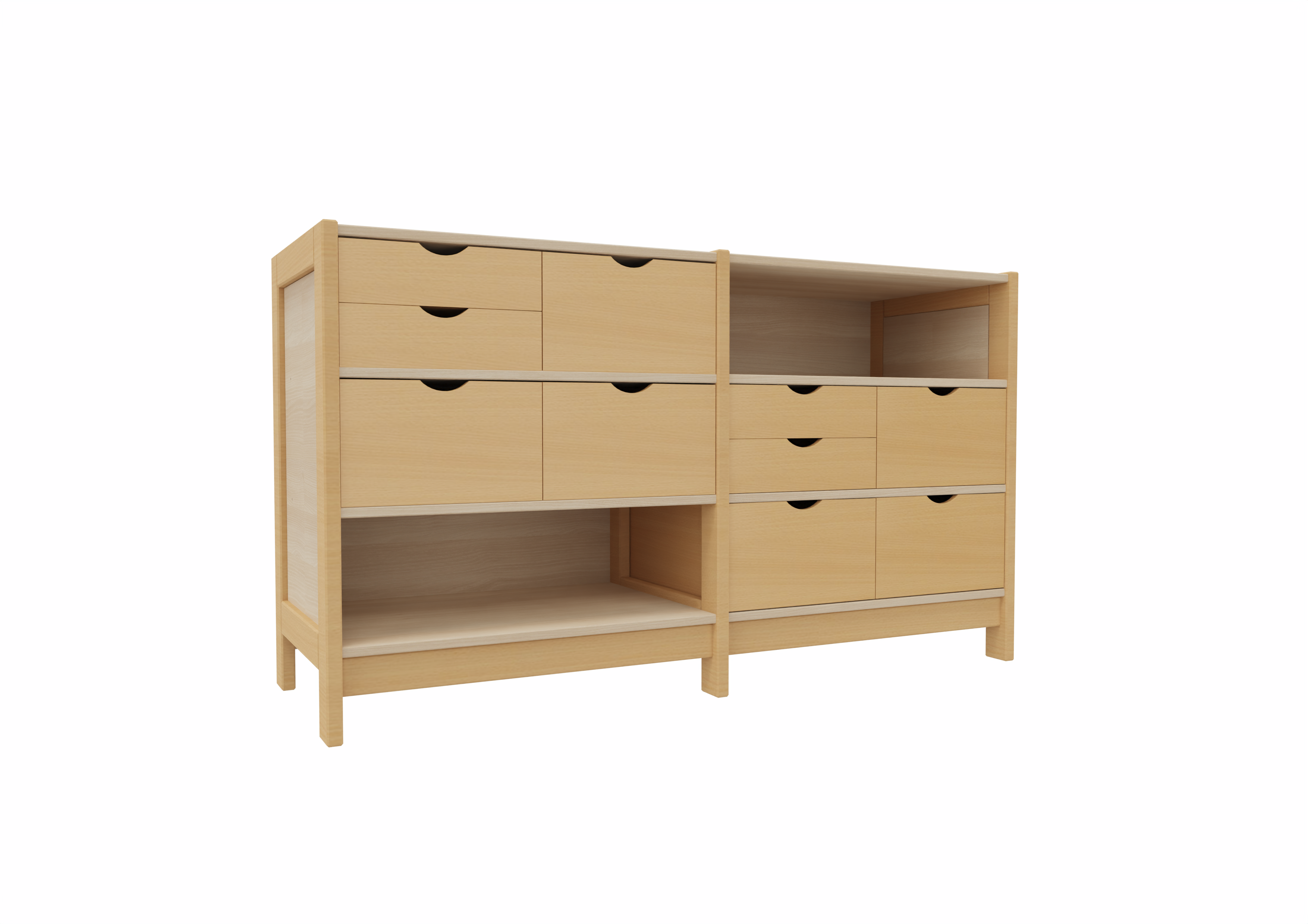 Schrank 112, 10 Kästen 